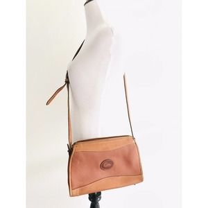 Dooney and Bourke | Vintage All Weather Leather Crossbody Brown Shoulder Bag